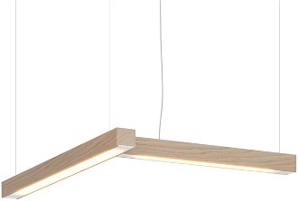 Závesné svetlo LED40 tvar L, viac variantov - TUNTO Model: přírodní dub