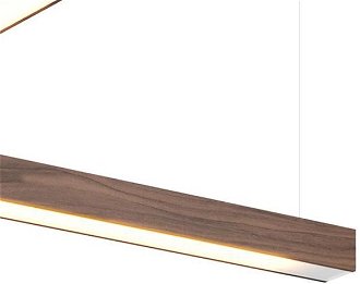 Závesné svetlo LED40 tvar L, viac variantov - TUNTO Model: přírodní ořech 9