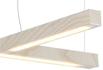 Závesné svetlo LED40 tvar T, viac variantov - TUNTO Model: bílý jasan, olejový vosk 9