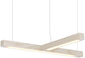 Závesné svetlo LED40 tvar T, viac variantov - TUNTO Model: bílý jasan, olejový vosk