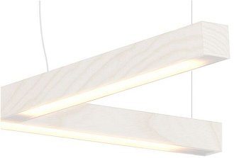 Závesné svetlo LED40 tvar T, viac variantov - TUNTO Model: dub, bíle mořený 9