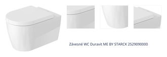 Závesné WC Duravit ME BY STARCK 2529090000 1