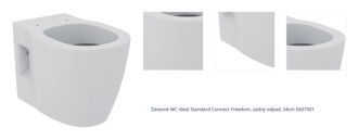 Závesné WC Ideal Standard Connect Freedom, zadný odpad, 54cm E607501 1