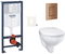 Závesný wc set do ľahkých stien / predstenová montáž Grohe Bau Ceramic SIKOGRSBAUSCDL0