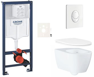 Závesný wc set do ľahkých stien / predstenová montáž Grohe Essence SIKOGRSESSASH0 2