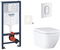 Závesný wc set do ľahkých stien / predstenová montáž Grohe Euro Ceramic SIKOGRSEUASH0