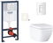 Závesný wc set do ľahkých stien / predstenová montáž Grohe Euro Ceramic SIKOGRSEUSCSH0