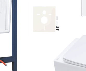 Závesný wc set do ľahkých stien / predstenová montáž Swiss Aqua Technologies Infinitio SIKOGRSIN10SCP00 5