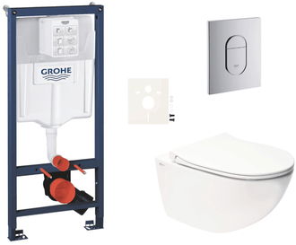 Závesný wc set do ľahkých stien / predstenová montáž Swiss Aqua Technologies Infinitio SIKOGRSIN11A 2