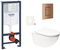 Závesný wc set do ľahkých stien / predstenová montáž Swiss Aqua Technologies Infinitio SIKOGRSIN11SCDL0