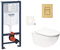 Závesný wc set do ľahkých stien / predstenová montáž Swiss Aqua Technologies Infinitio SIKOGRSIN11SCGN0