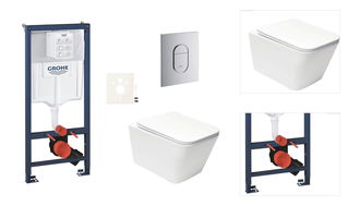 Závesný wc set do ľahkých stien / predstenová montáž Swiss Aqua Technologies Infinitio SIKOGRSIN12A 3