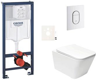 Závesný wc set do ľahkých stien / predstenová montáž Swiss Aqua Technologies Infinitio SIKOGRSIN12ASH0 2