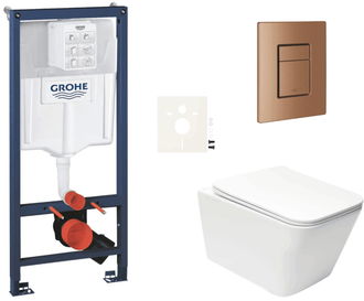 Závesný wc set do ľahkých stien / predstenová montáž Swiss Aqua Technologies Infinitio SIKOGRSIN12SCDL0 2