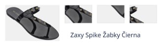 Zaxy Spike Žabky Čierna 1