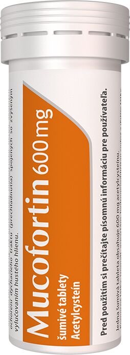 Zdrovit Mucofortin 600mg 10 šumivých tabliet