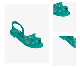 Tyrkysové dámske sandálky Melissa Tube Sandal + Jeremy Scott 3