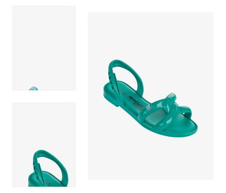 Tyrkysové dámske sandálky Melissa Tube Sandal + Jeremy Scott 4