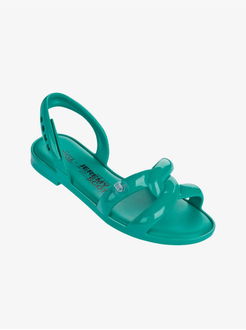 Tyrkysové dámske sandálky Melissa Tube Sandal + Jeremy Scott