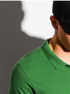 Zelená pánska polokošeľa Ombre Clothing  S1374 basic basic 6