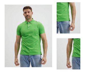 Zelené pánske polo tričko Tommy Hilfiger 1985 3