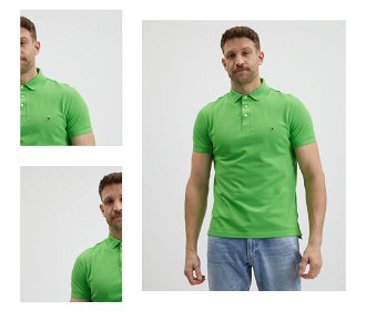 Zelené pánske polo tričko Tommy Hilfiger 1985 4