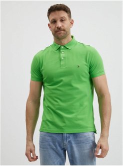 Zelené pánske polo tričko Tommy Hilfiger 1985 2