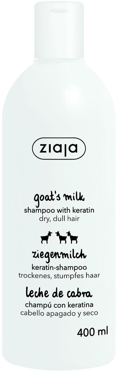Ziaja - šampón na vlasy posilňujúci s keratínom a proteínmi kozieho mlieka