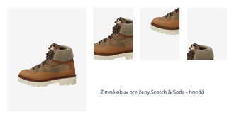 Zimná obuv pre ženy Scotch & Soda - hnedá 1