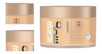 Zlatá maska pre luxusný lesk blond vlasov Schwarzkopf Professional BlondMe Blonde Wonders - 450 ml (2702280) + darček zadarmo 4