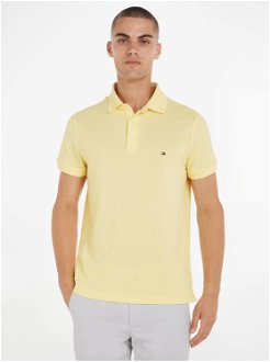 Žlté pánske polo tričko Tommy Hilfiger 2
