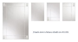 Zrkadlo Amirro Rebeca 60x80 cm 410-593 1