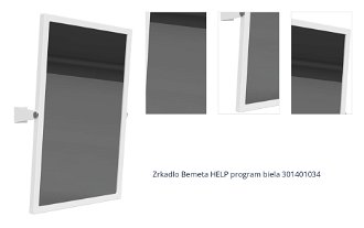Zrkadlo Bemeta HELP program 40x60 cm biela 301401034 1