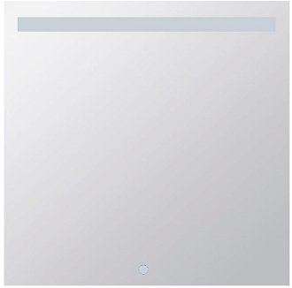 Zrkadlo Bemeta s osvětlením a dotykovým senzoremvo farebnom provedení hliník/sklo 101201127