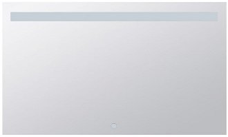 Zrkadlo Bemeta s osvětlením a dotykovým senzoremvo farebnom provedení hliník/sklo 101201137