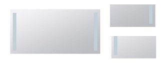 Zrkadlo Bemeta s osvětlením a dotykovým senzoremvo farebnom provedení hliník/sklo 101301157 3