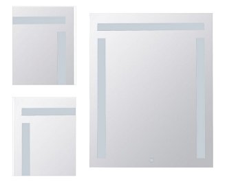 Zrkadlo Bemeta s osvětlením a dotykovým senzoremvo farebnom provedení hliník/sklo 101401107 4