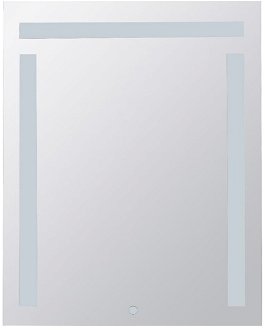 Zrkadlo Bemeta s osvětlením a dotykovým senzoremvo farebnom provedení hliník/sklo 101401107 2