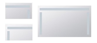 Zrkadlo Bemeta s osvětlením a dotykovým senzoremvo farebnom provedení hliník/sklo 101401137 4