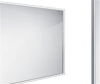 Zrkadlo bez vypínača Nimco 70x120 cm zrkadlo ZP 13006 5