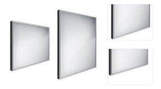 Zrkadlo bez vypínača Nimco 80x70 cm zrkadlo ZPC 13003-90 3