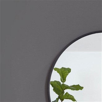 Zrkadlo HUB na zavesenie 94 cm čierne 6