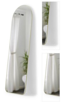 Zrkadlo HUB oblúkové 51x157,5 cm mosadzné 3