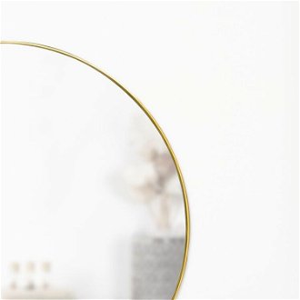 Zrkadlo HUBBA 86.5 cm s mosadzným lemom 7
