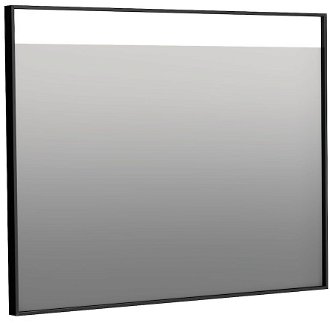 Zrkadlo Naturel 90x70 cm zrkadlo hliník čierna ALUZ6090CLED
