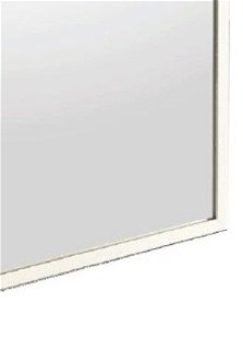 Zrkadlo Naturel Oxo v bielom ráme, 80x80 cm, ALUZ8080B 9