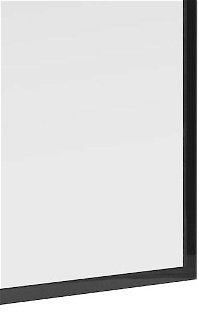 Zrkadlo Naturel Oxo v čiernom ráme, 60x80 cm, ALUZ6080C 9