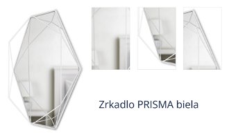 Zrkadlo PRISMA biela 1