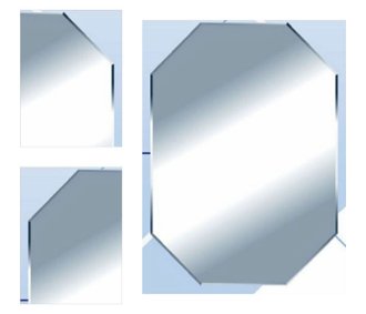 Zrkadlo s fazetou Amirro Diamant 40x60 cm 712-123 4