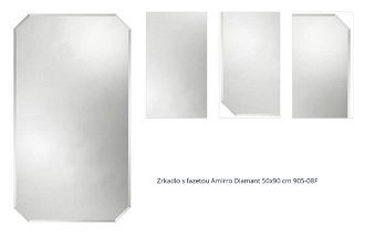 Zrkadlo s fazetou Amirro Diamant 50x90 cm 905-08F 1
